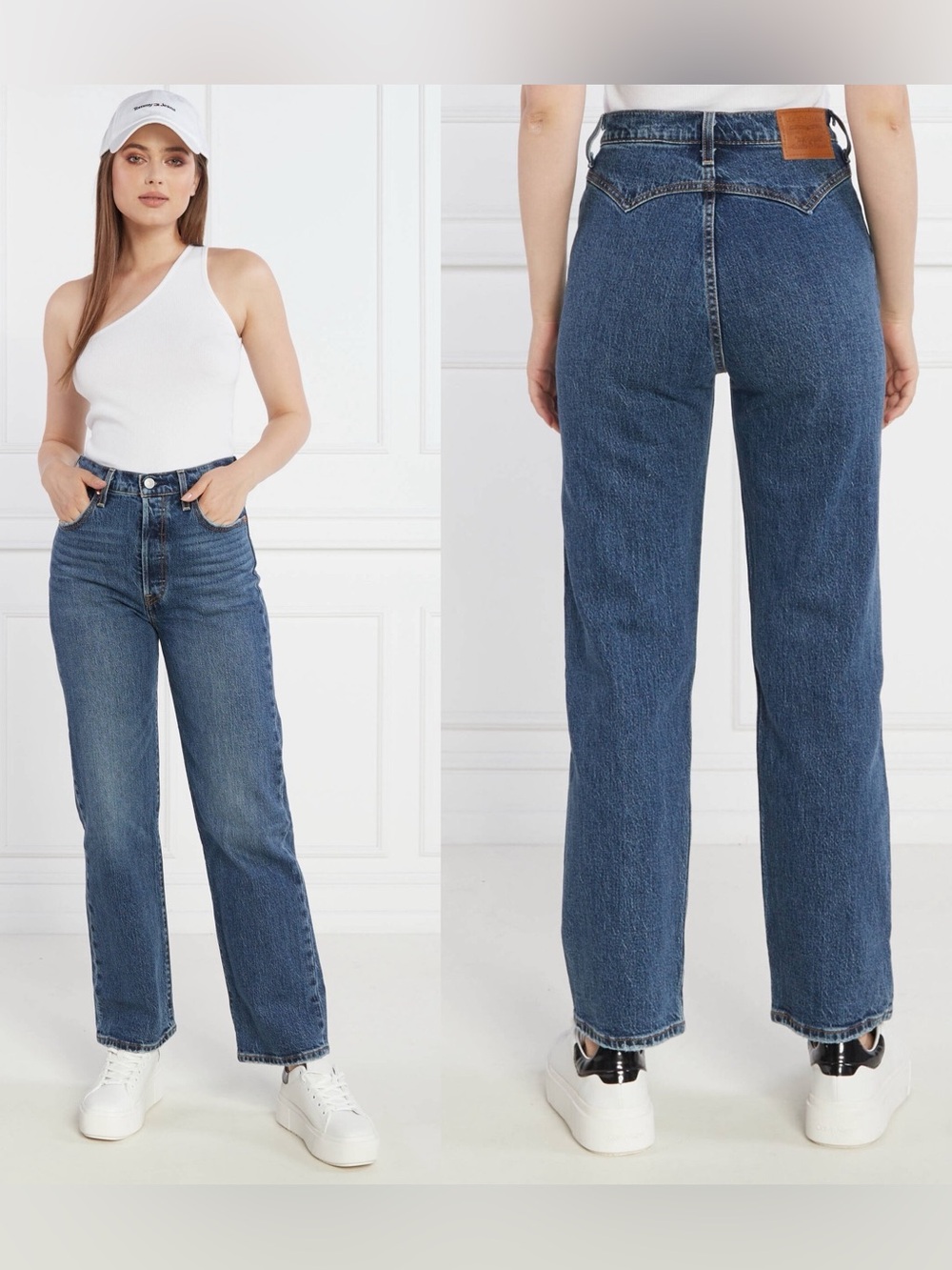 Levi’s Ribcage Straight Ankle No Back Pocket Valley Button Fly Size 28